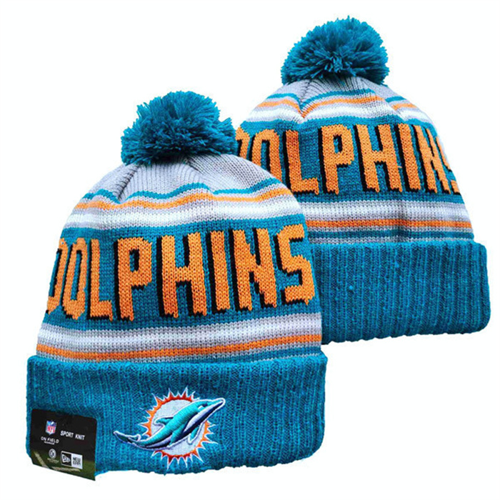 Miami Dolphins Knit Hats 0112